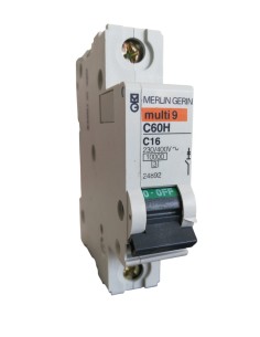 Schneider/merlin gerin 24892 circuit breaker 1p 16a 10k C60